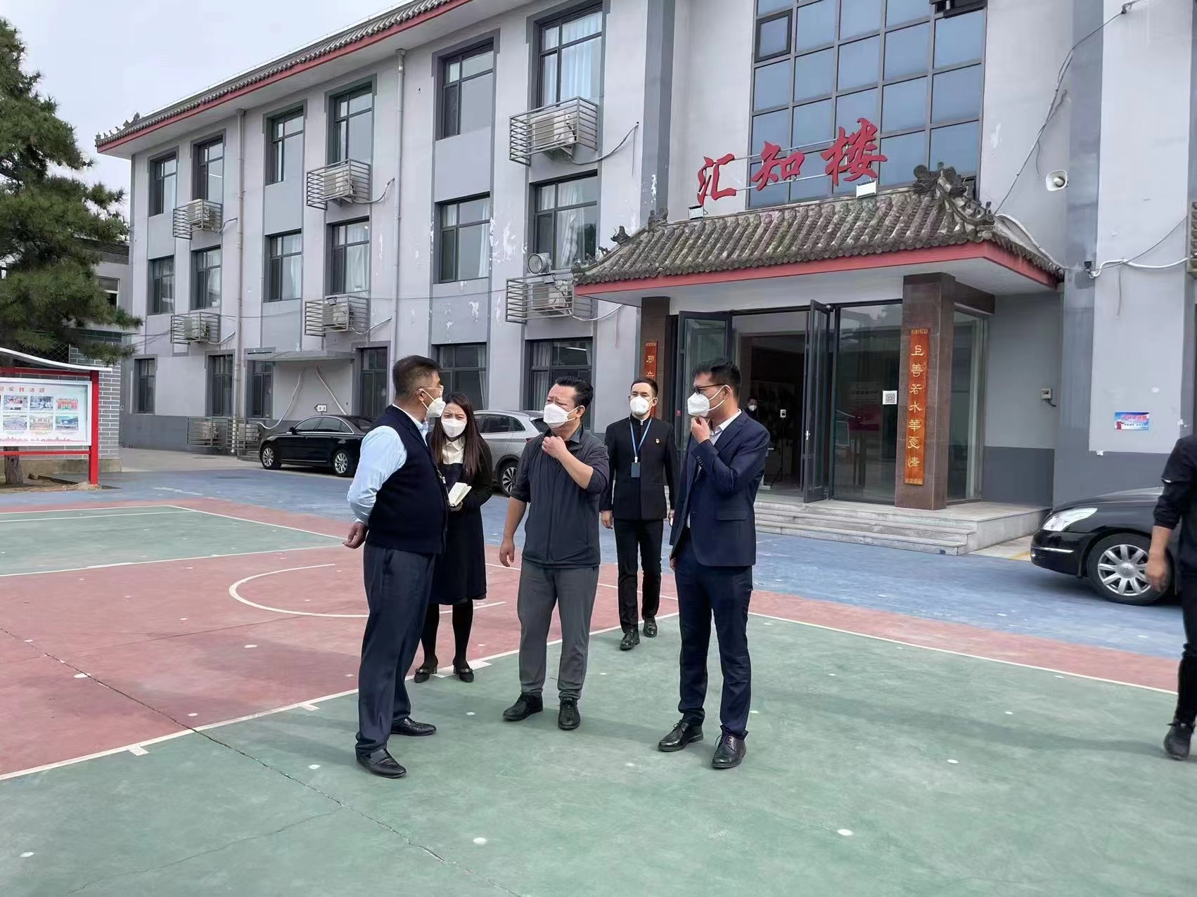 北京市教委民办教育处领导莅临我院检查秋季开学及校园防疫工作